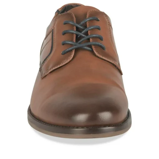 Derbies MARRON Homme Motif Uni Lacets