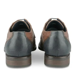 Derbies MARRON Homme Motif Uni Lacets