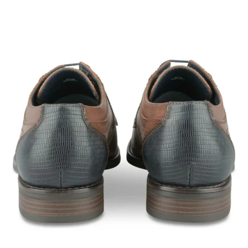 Derbies MARRON Homme Motif Uni Lacets