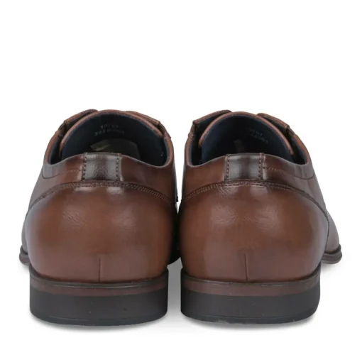 Derbies MARRON Homme Motif Uni Lacets
