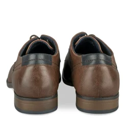 Derbies MARRON Homme Motif Uni Lacets