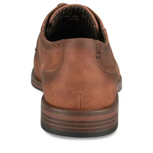 Derbies MARRON Homme Motif Uni Lacets