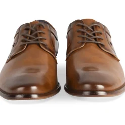 Derbies MARRON Homme Motif Uni Lacets