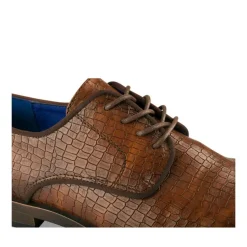 Derbies MARRON Homme Motif Uni Lacets