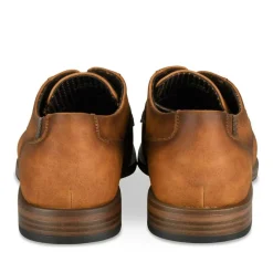 Derbies MARRON Homme Motif Uni Lacets