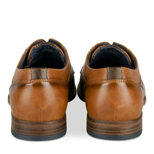 Derbies MARRON Homme Motif Uni Lacets