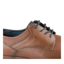 Derbies MARRON Homme Motif Uni Lacets
