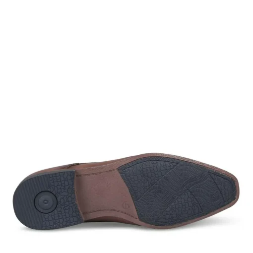 Derbies MARRON Homme Motif Uni Lacets