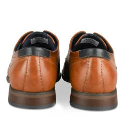 Derbies MARRON Homme Motif Uni Lacets