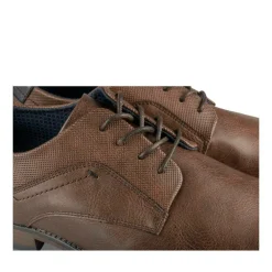 Derbies MARRON Homme Motif Uni Lacets
