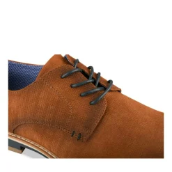 Derbies MARRON Homme Motif Uni Lacets
