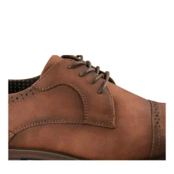 Derbies MARRON Homme Motif Uni Lacets