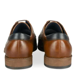 Derbies MARRON Homme Motif Uni Lacets