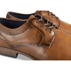 Derbies MARRON Homme Motif Uni Lacets