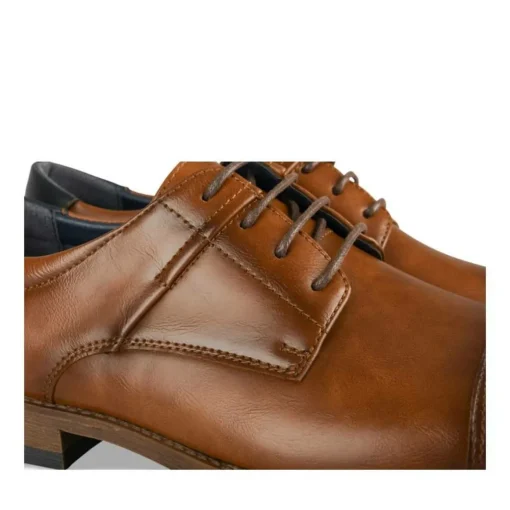 Derbies MARRON Homme Motif Uni Lacets