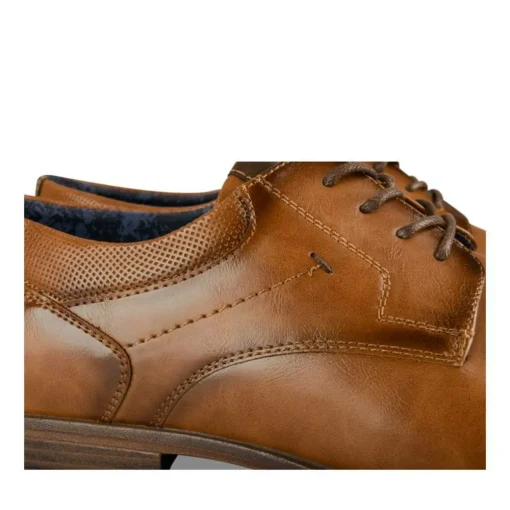 Derbies MARRON Homme Motif Uni Lacets