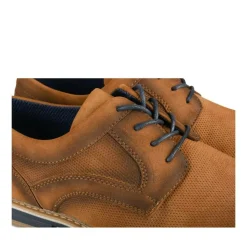 Derbies MARRON Homme Motif Uni Lacets