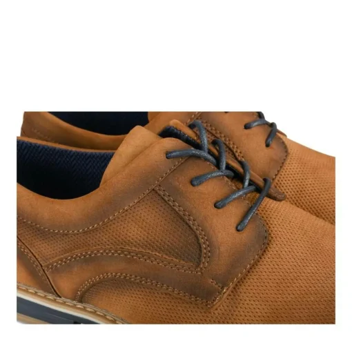 Derbies MARRON Homme Motif Uni Lacets