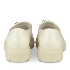 Derbies Mocassin BEIGE Fille Motif Chaîne A Enfiler