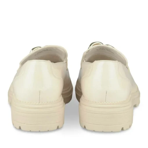 Derbies Mocassin BEIGE Fille Motif Chaîne A Enfiler