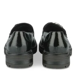 Derbies Mocassin NOIR Fille Motif Chaîne A Enfiler