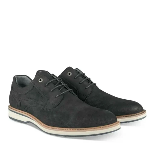 Derbies NOIR DENIM SIDE