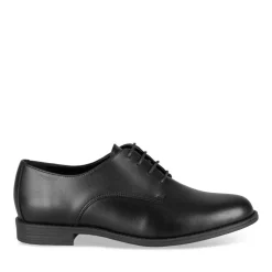 Derbies NOIR Femme CUIR Motif Uni Lacets
