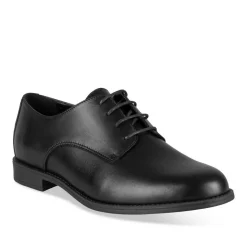 Derbies NOIR Femme CUIR Motif Uni Lacets