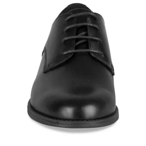 Derbies NOIR Femme CUIR Motif Uni Lacets