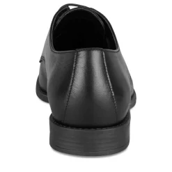 Derbies NOIR Femme CUIR Motif Uni Lacets