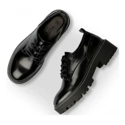 Derbies NOIR Femme Lacets