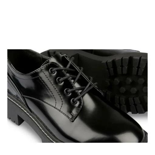 Derbies NOIR Femme Lacets