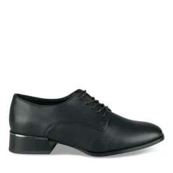 Derbies NOIR Femme Motif Uni A Enfiler