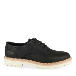 Derbies NOIR Femme Motif Uni Lacets