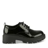 Derbies NOIR Femme Motif Uni A Enfiler