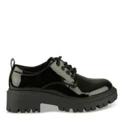 Derbies NOIR Femme Motif Uni A Enfiler