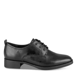 Derbies NOIR Femme Motif Uni Lacets