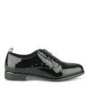 Derbies NOIR Femme Motif Clouté Fermeture éclair