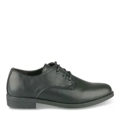 Derbies NOIR Femme Motif Uni Lacets