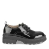 Derbies NOIR Femme Motif Uni Lacets