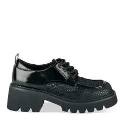 Derbies NOIR Femme Motif Uni Lacets