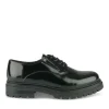 Derbies NOIR Femme Motif Uni Lacets