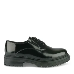 Derbies NOIR Femme Motif Uni Lacets