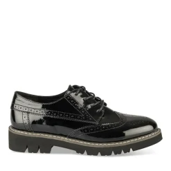 Derbies NOIR Femme Motif Uni Lacets