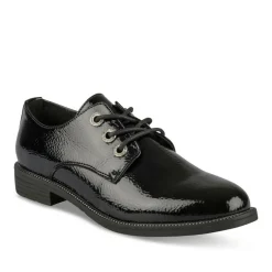 Derbies NOIR Femme Motif Uni Lacets