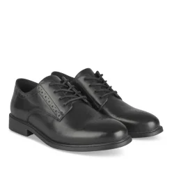 Derbies NOIR Femme Motif Uni A Enfiler