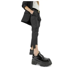Derbies NOIR Femme Motif Vernis Lacets