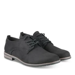 Derbies NOIR Femme Motif Uni Lacets