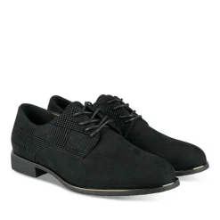 Derbies NOIR Femme Motif Uni Lacets