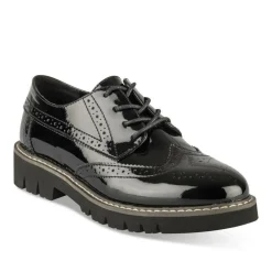 Derbies NOIR Femme Motif Uni Lacets